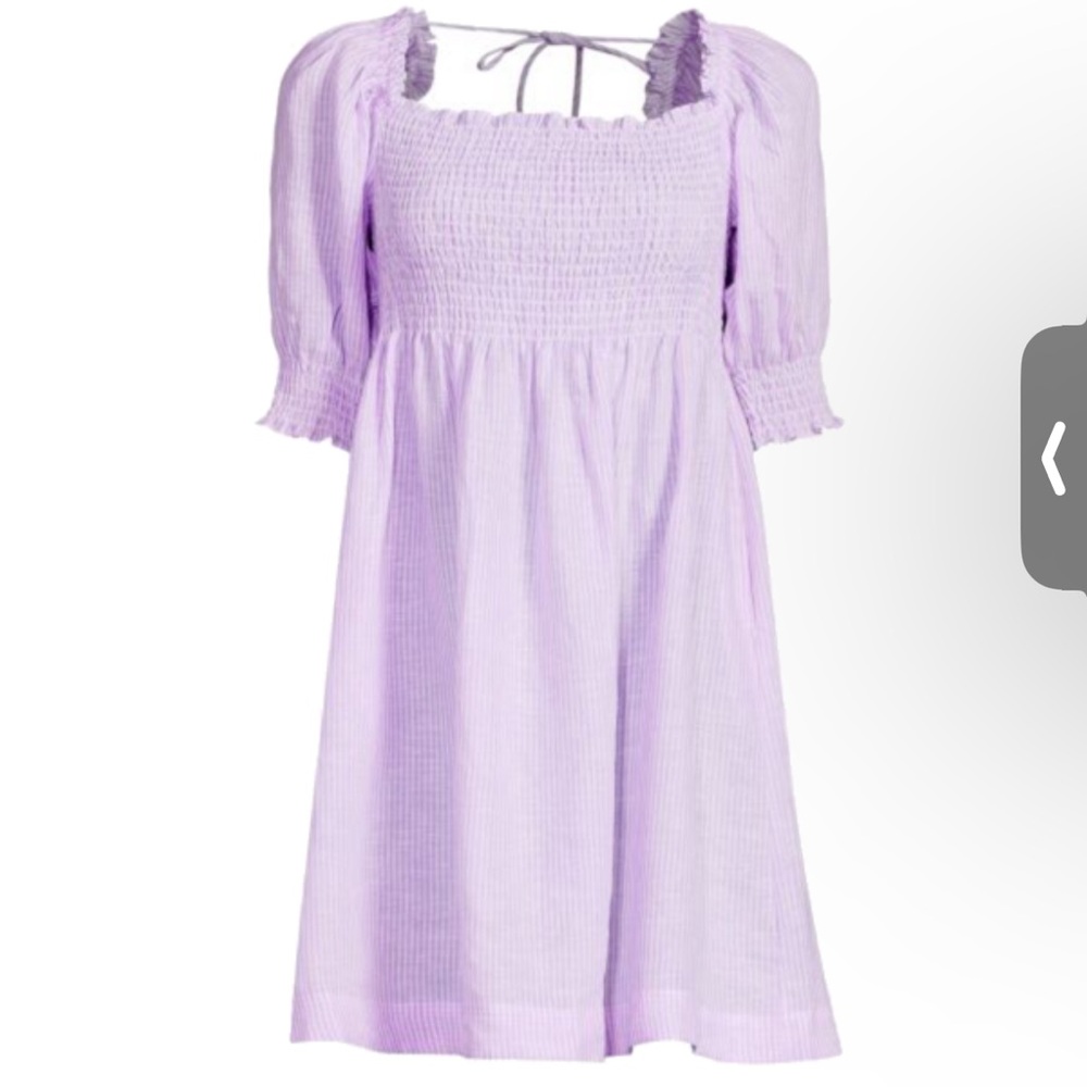 Hill House Athena Smocked Mini Dress